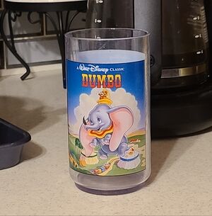 Disney Dumbo Glass Tumbler